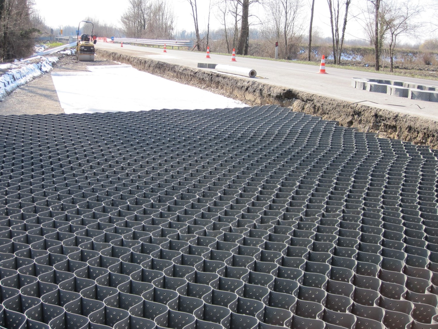 Polyester Flexible Road Construction Geocell