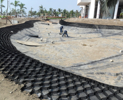 Concrete Chemical Stability Gravel Driveway Geocell