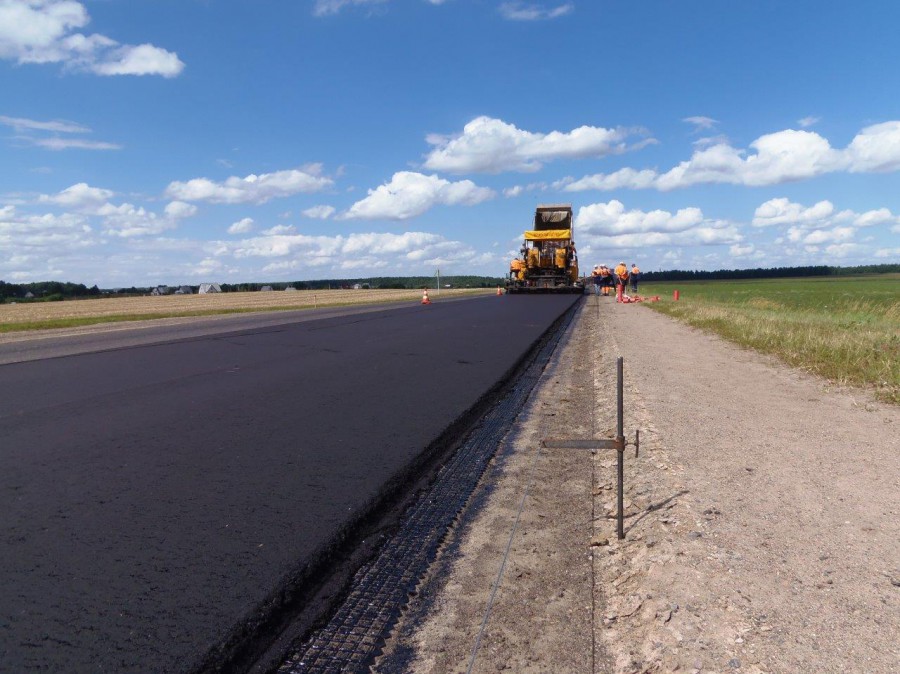 Biaxial Fiberglass Gravel Driveway Geogrid