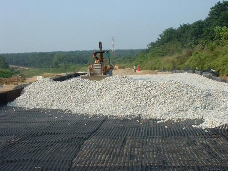 Reincement Polyester Gravel Geogrid